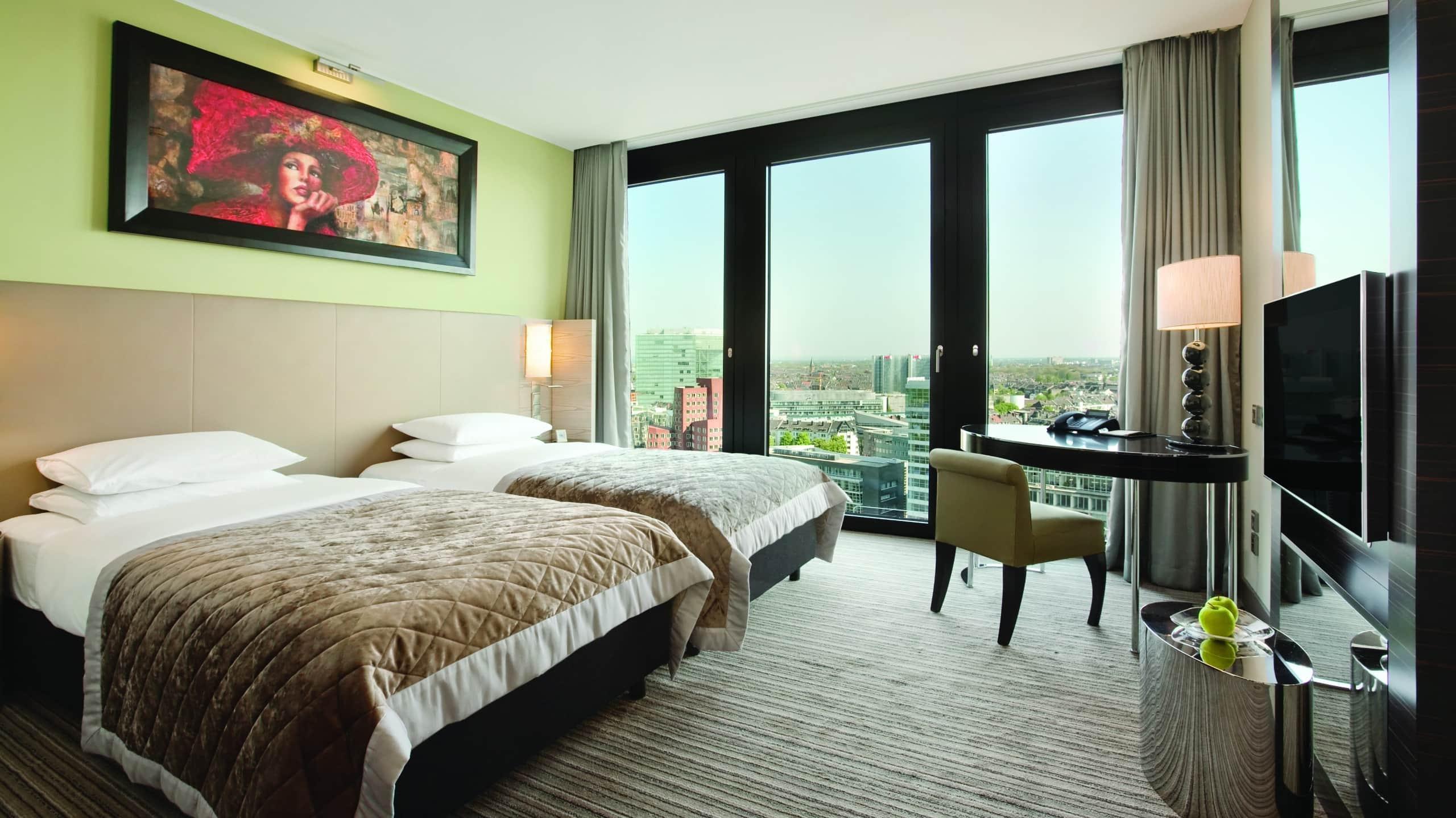 Hyatt Regency Dusseldorf Hotel Kültér fotó A room at the hotel